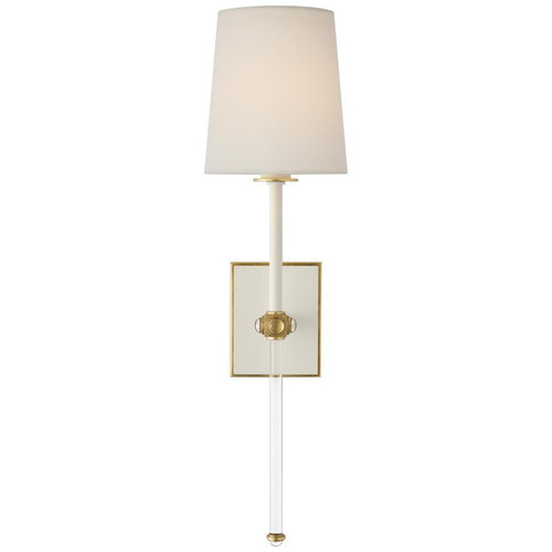 Visual Comfort & Co. Signature Collection Lucia 21" Cordless Sconce, Visual Comfort & Co. Signature Collection JN 2052WHT/CG-L-CL DDE9Z 