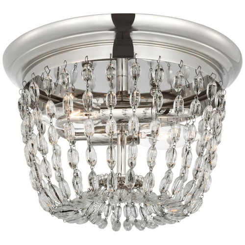 Visual Comfort & Co. Signature Collection Paris Flea Market Small Flush Mount, Visual Comfort & Co. Signature Collection CHC 4206PN-SG N1W65 
