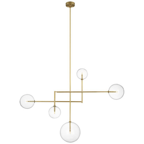 Visual Comfort & Co. Signature Collection Linnea 57"  Chandelier, Visual Comfort & Co. Signature Collection ARN 5382HAB-CG DD9CZ 
