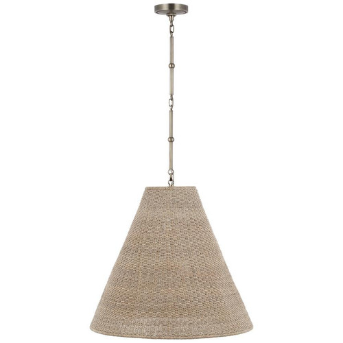 Visual Comfort & Co. Signature Collection Goodman Large Hanging Lamp, Visual Comfort & Co. Signature Collection TOB 5014AN-ASH DD9FG 
