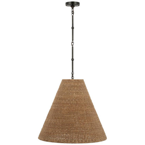 Visual Comfort & Co. Signature Collection Goodman Large Hanging Lamp, Visual Comfort & Co. Signature Collection TOB 5014BZ-TST DDF95 