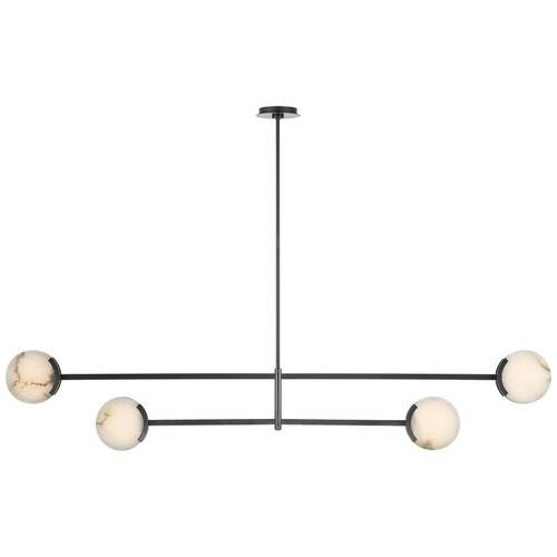 Visual Comfort & Co. Signature Collection Melange 72" Multi-Positional Chandelier, Visual Comfort & Co. Signature Collection KW 5608BZ-ALB DDADY 