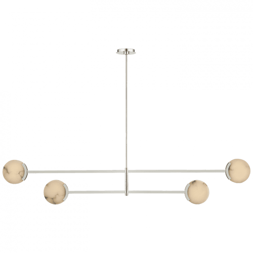 Visual Comfort & Co. Signature Collection Melange 72" Multi-Positional Chandelier, Visual Comfort & Co. Signature Collection KW 5608PN-ALB DDCA8 