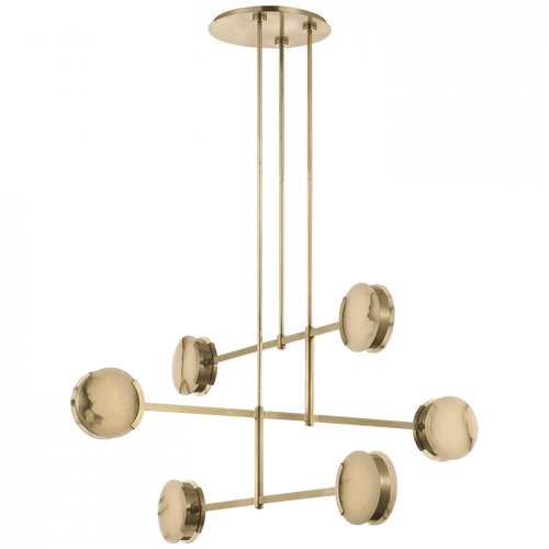 Visual Comfort & Co. Signature Collection Melange 54" Multi-Positional Chandelier, Visual Comfort & Co. Signature Collection KW 5609AB-ALB DDCA9 