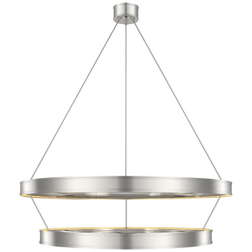 Visual Comfort & Co. Signature Collection Connery 50" Two-Tier Ring Chandelier, Visual Comfort & Co. Signature Collection CHC 1619PN DD9D8 