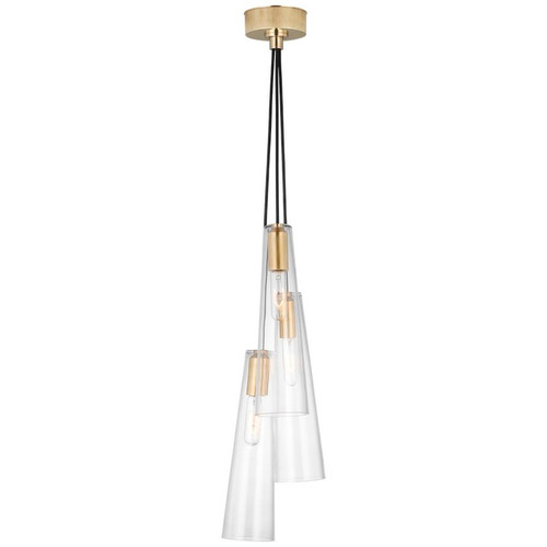 Visual Comfort & Co. Signature Collection Osvaldo 4" Triple Pendant, Visual Comfort & Co. Signature Collection RB 5112AB-CG DD8G2 