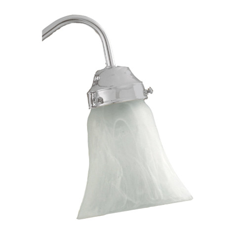 Glass Shade, White Marble, 4.88"H (GL605 18W8U)