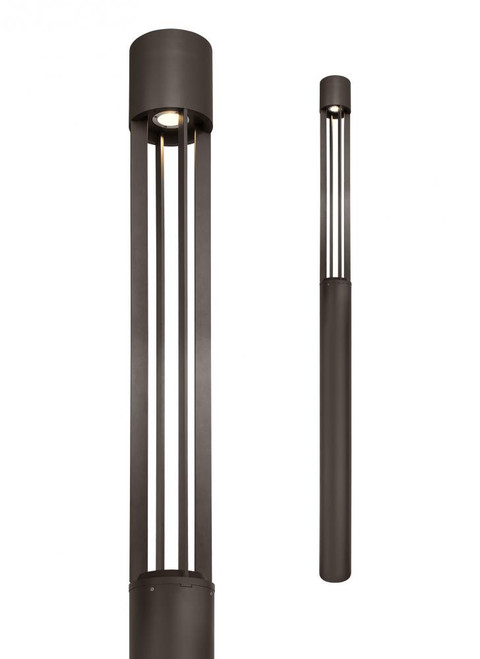 Turbo Outdoor Light Column, 1-Light, LED, Bronze, 149.8"H (700OCTUR8401220ZUNV1SPCLF 7039YPM)