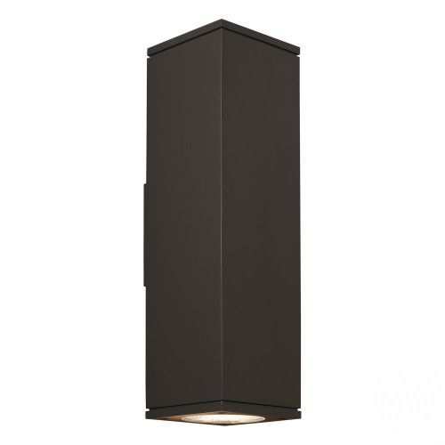 Tegel Outdoor Wall Sconce, 1-Light, LED, Black, 18"H (700OWTEG82718WCBDOUNVSP 703L6LM)