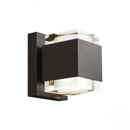 Voto Outdoor Wall Sconce, 1-Light, LED, Bronze, 8.5"H (700OWVOT8308ZUDUNVS 703P5AZ)