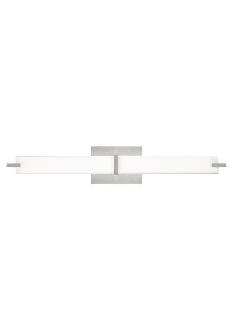 Metro Bath Vanity, 1-Light, LED, Satin Nickel, 26"W (700BCMETYS-LED930-277 703T7XQ)