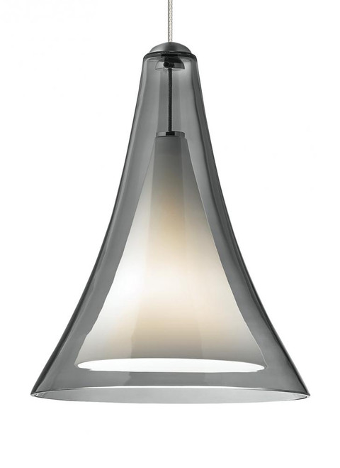 Melrose II Pendant, 1-Light, Satin Nickel, 7.5"W (700FJMLPKS-LEDS930 70DK0A2)