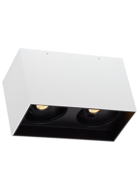 Exo Dual Flush Mount, 2-Light, LED, Black, 10.4"L (700FMEXOD640WB-LED930 70DN11C)