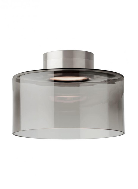 Manette Large Flush Mount, 1-Light, LED, Satin Nickel, 7.9"H (700FMMANLTKS-LED 70DN2Z5)