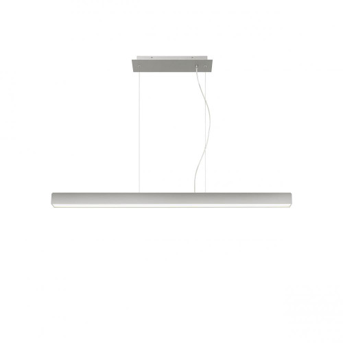 Knox Linear Chandelier, 1-Light, LED, Satin Nickel, Acrylic Light Panel, 45.25"W (700LSKNOXS-LED 70DR2LM)