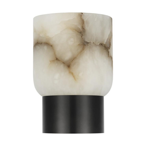 Visual Comfort & Co. Modern Collection Caspe Alabaster 7 Rechargeable Table Lamp 