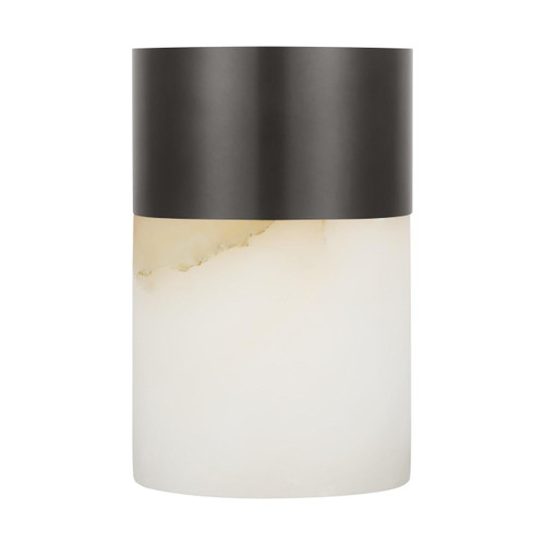 Visual Comfort & Co. Modern Collection Caspe Alabaster 6 Rechargeable Table Lamp 