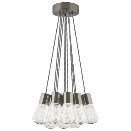 Alva Pendant, 11-Light, LED, Satin Nickel, 18"W (700TDALVPMC11IS-LEDWD 70E7JRT)