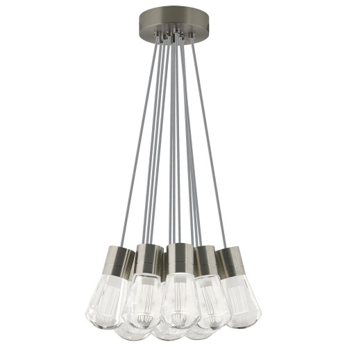Alva Pendant, 11-Light, LED, Satin Nickel, 18"W (700TDALVPMC11YS-LED930 70E7KPK)