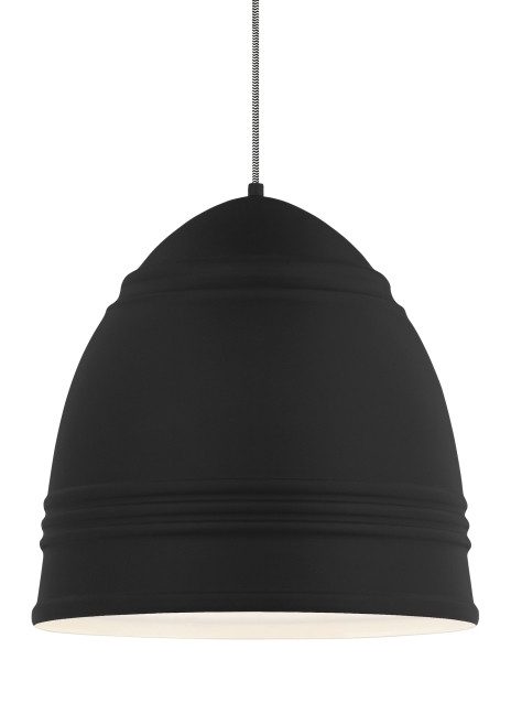 Loft Grande Pendant, 1-Light, Black, 21.6"H (700TDLOFGPBWB 70P0863)