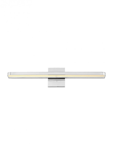 Banda Bath Vanity, 1-Light, LED, Chrome, 24"W (700BCBND24C-LED930 70P9D5X)