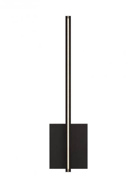 Kenway Outdoor Wall Sconce, 1-Light, LED, Matte Black, 17"H (700WSKNWB-LED930 70P9E4H)