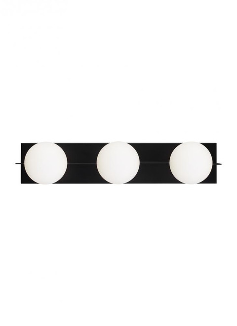Orbel Bath Vanity, 3-Light, LED, Matte Black, 29"W (700BCOBL3B-LED930 70P9E67)