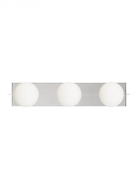 Orbel Bath Vanity, 3-Light, LED, Polished Nickel, 29"W (700BCOBL3N-LED930 70P9E69)