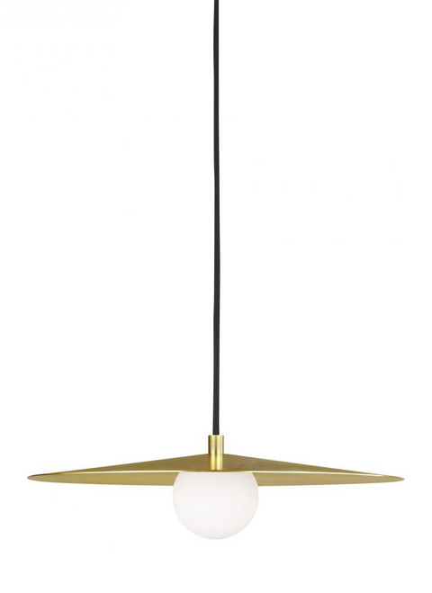 Pirlo Pendant, 1-Light, Brass, Aged Brass, 22"W (700TDPRLR 70P9F3A)