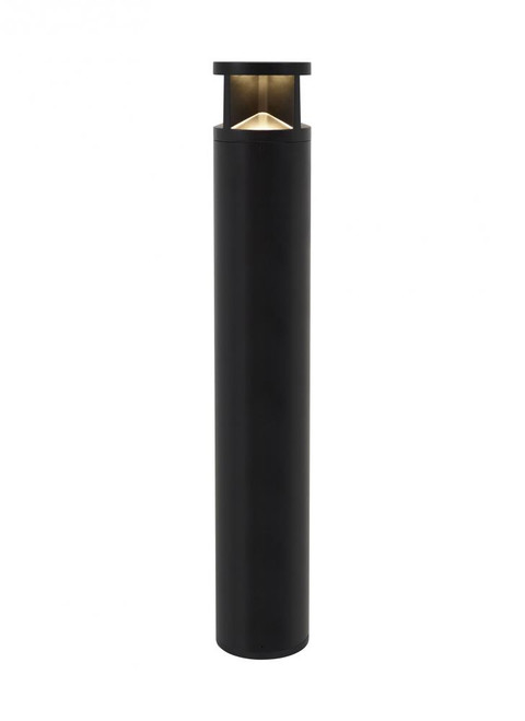 Arkay Two Outdoor Bollard, 1-Light, LED, Black, 37"H (700OBARK283036BUNVLF 70PDGU3)