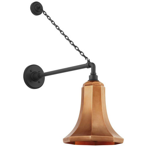 Visual Comfort & Co. Signature Collection Academy 17.5" Anchored Mack Barn Light, Visual Comfort & Co. Signature Collection TOB 2813MBK/S9-SC N223H 