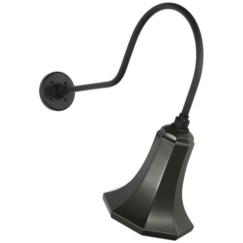 Visual Comfort & Co. Signature Collection Academy 26" Angled Flynn Barn Light, Visual Comfort & Co. Signature Collection TOB 2803MBK/S9-G N231A 