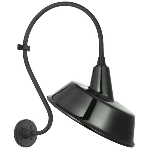 Visual Comfort & Co. Signature Collection Academy 15" Larrabee Barn Light, Visual Comfort & Co. Signature Collection TOB 2804MBK/S4-G N231E 