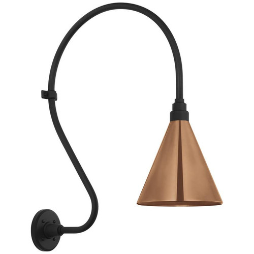 Visual Comfort & Co. Signature Collection Academy 18" Larrabee Barn Light, Visual Comfort & Co. Signature Collection TOB 2805MBK/S10-SC N1Z5J 