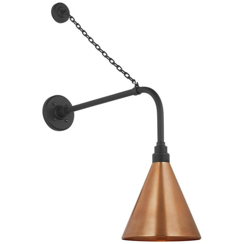 Visual Comfort & Co. Signature Collection Academy 20" Anchored Rex Barn Light, Visual Comfort & Co. Signature Collection TOB 2810MBK/S10-SC N214A 