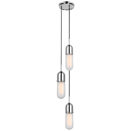 Visual Comfort & Co. Signature Collection Junio 3-Light Pendant, Visual Comfort & Co. Signature Collection TOB 5646PN-FG-3 N4XUQ 