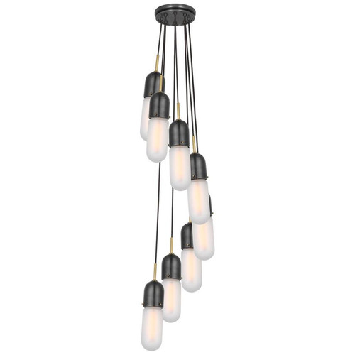 Visual Comfort & Co. Signature Collection Junio 8-Light Pendant, Visual Comfort & Co. Signature Collection TOB 5646BZ/HAB-FG-8 N4XUX 