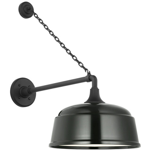 Visual Comfort & Co. Signature Collection Academy 17.5" Anchored Mack Barn Light, Visual Comfort & Co. Signature Collection TOB 2813MBK/S6-G N204A 