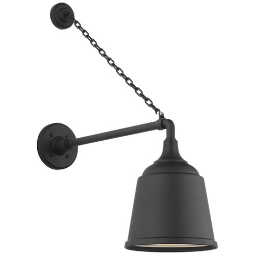 Visual Comfort & Co. Signature Collection Academy 17.5" Anchored Mack Barn Light, Visual Comfort & Co. Signature Collection TOB 2813MBK/S5-MBK N2131 