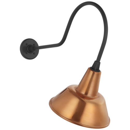 Visual Comfort & Co. Signature Collection Academy 26" Angled Flynn Barn Light, Visual Comfort & Co. Signature Collection TOB 2803MBK/S1-SC N250J 