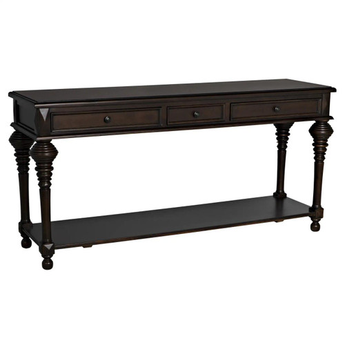 Noir Colonial Large Sofa Table 