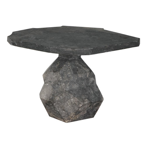 Noir Rind Table Black Marble 