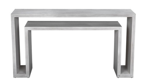 Noir Caine Console White Wash 