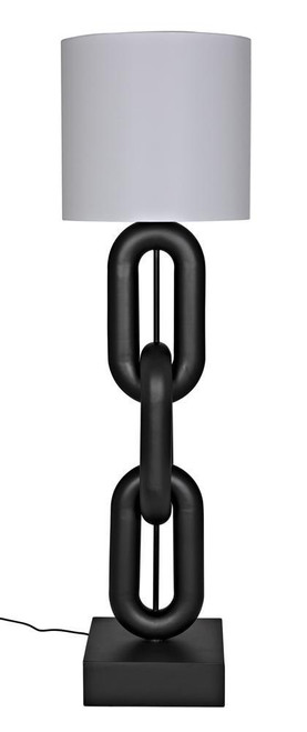 Noir Alcatraz Lamp W/Shade Noir LAMP794SH