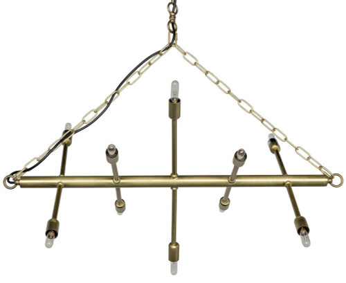 Noir Sperato Chandelier LAMP691MB