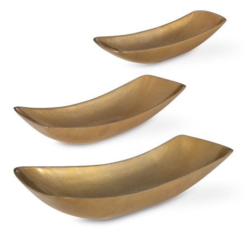 Anas Bowls, 3/Set, Antique Brass, 20"W, Uttermost (18957 A3739)