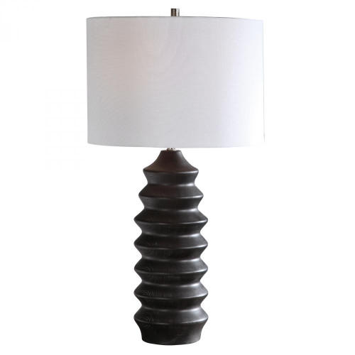 Mendocino Table Lamp, 1-Light, Modern, Rustic Black, 30"H (28288-1 A3FWQ)