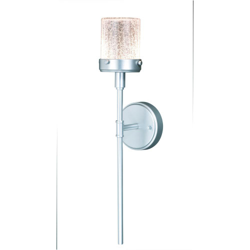 Levanto Outdoor Wall Sconce, 1-Light, LED, Painted Satin Nickel, 21.5"H (T0392 FAZ3)