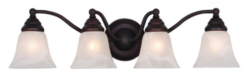 Standford Bath Vanity, 4-Light, Oil Burnished Bronze, 26"W (VL35124OBB 84PY)