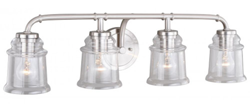 Toledo Bath Vanity, 4-Light, Satin Nickel, 30.5"W (W0242 F8ZN)